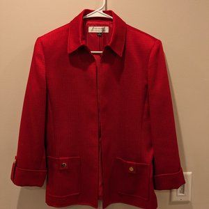Tahari ASL Red Blazer 8